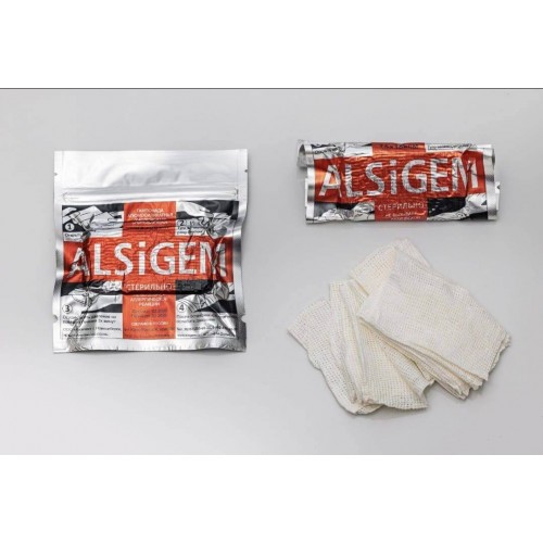 Тампонада AlsigemRu алюмосиликатная (каолиновая) впитывающая 7,5 х 185 см в Иркутске